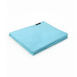 Liveology Sorrento Turquoise Blue Waffle Solid Cotton 270 GSM Bath Towel-image-95