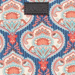 ZOUK Women Ethnic Printed Vegan Leather Backpack With Compression Straps-Up to 16 inch image 5