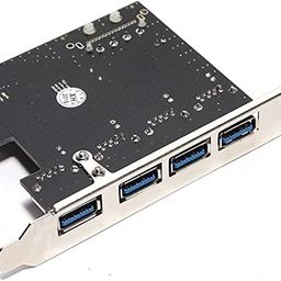 atevon 4 Port USB 3.0 PCI Express Card up to 5 Gbps Speed, with 4-Pin Power Connector PCI-E (PCIeUSBCard) image 4