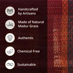 Peepul Tree Set Of 2 Red Grass Table Placemats image 4