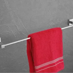 Stainless Steel 304 Grade Square Single Rod Towel Holder Hanger 24-Inch 24 inch 1 Bar Towel Rod-image-35