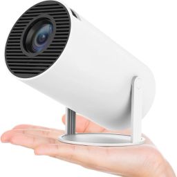 Punnkk HY300 Android12 WiFi6 BT5.0 4K/2K HD 180 Degree Rotation Auto Keystone 1GB/16GB (4500 lm / 1 Speaker / Wireless / Remote Controller) Portable Projector-23