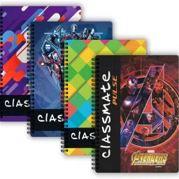 Pulse 1 Subject (240 X 180 mm) Spiral B5 Notebook Single Line 180 Pages-6