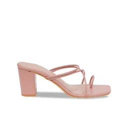 HEELSNFEELS Open Toe Block Heels image 4
