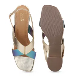 Inc 5 Colourblocked Block Heels With Backstrap image 4