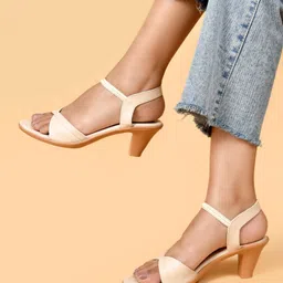 Padvesh Open Toe Block Heels image 4