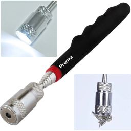 hsbtreads MAGNETIC PICKUP TOOL - LED LIGHT TELESCOPING HANDLE PICK UP MAGNET Magnetic Pickup Tool image 5