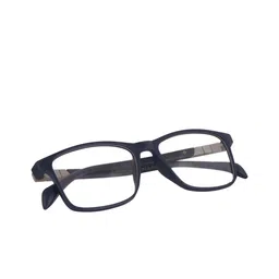 OPTIFY Unisex Clear Lens & Blue Rectangle Sunglasses with UV Protected Lens image 2