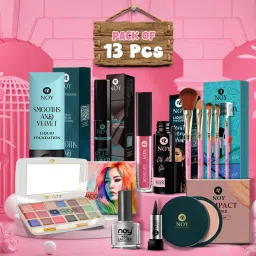 Full Makeup Set Combo For Women Ideal For Dry & Oily Skin Types, Full Coverage-image-32