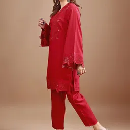 Tikhi Imli Sequence Embellished Tunic & Trouser Co-ord Set image 5