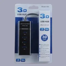 USB HUB High-Speed Portable Mini-Hub 4 PORT Super Speed Multiport. Handheld Data Collector-24