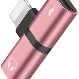 SANNO WORLD Pink 2 in 1 Splitter for 7 8 Plus XS Max Audio Charging Adapter Phone Converter-26