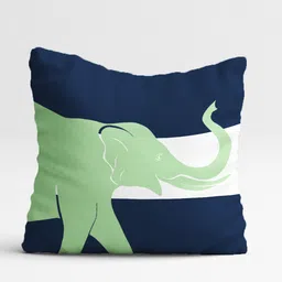 STITCHNEST Green & White Set of 5 Geometric Square Cushion Covers image 4