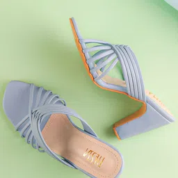 TIESTA Open Toe Block Heels image 4