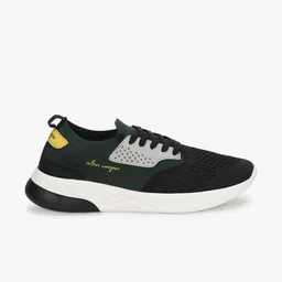 Allen Cooper Men Green Mesh Running Non-Marking Shoes image 3