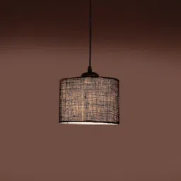 Devansh Blue Textured Ceiling Lamp image 2