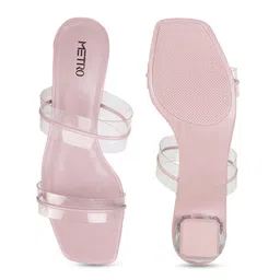 Metro Open Toe Block Heels image 4