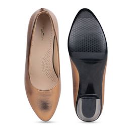 Shezone Textured Block Heel Pumps image 2