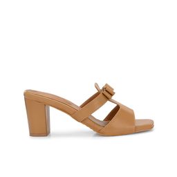CLOG LONDON Square Toe Block Heels With Bow image 4