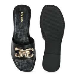 Rocia Embellished Open Toe Flats image 5