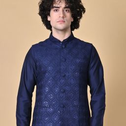 Embroidered Men Waistcoat-image-1