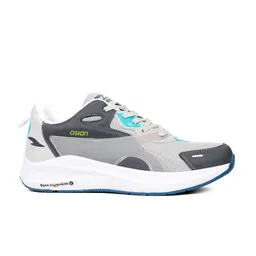 ASIAN Men Grey & Black Max Cushion Memory Foam Mesh Running Shoes image 3