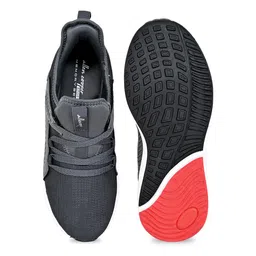 Allen Cooper Men Grey Mesh Running Non-Marking Shoes image 4