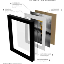 RANDOM Set Of 13 White Solid Rectangle Photo Frames image 4