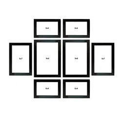 Kuber Industries Set Of 8 Black Collage Photo Frames image 4