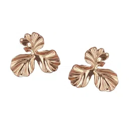 Jazz and Sizzle Set Of 3 Gold-Plated Star, Floral & Circular Shaped Studs image 3