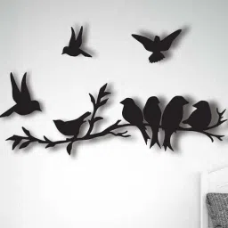 BIRD MDF Plaque Cutout Ready to Hang Home Office Decor Wall Art-24