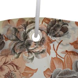 Kuber Industries Brown & Grey Printed Shower Curtain With Hooks image 2