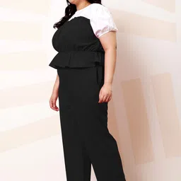 Athena Ample Plus Size Colourblocked Top & Trouser image 5