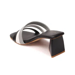 TRASE Multiple Striped Block Heels image 5