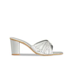 NR By Nidhi Rathi Embellished Open Toe Block Heels image 5
