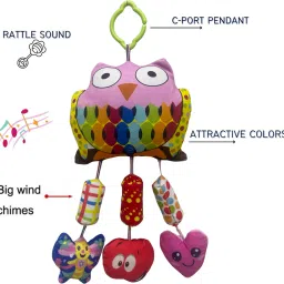 a to z hub Cradle & Stroller Plush Playing Toy Car Hanging Rattles, Hanging Toy,ghodiyu Toy Rattle image 2