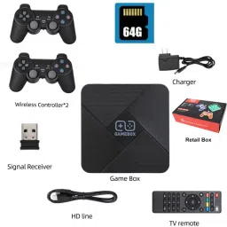 PTCMart Emulator 50000+ Games G5 ANDROID For Smart Tv Limited Edition WiFi 4K HD 64 GB with Super Mario, Crash, GTA, Zelda, Sonic, Donkey Kong, Street Fighter-30