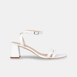 T.ELEVEN Open Toe Ankle Loop Block Heels image 2