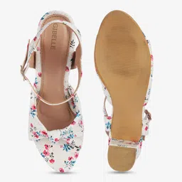 Gibelle Printed Open Toe Block Heels image 4