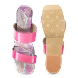 Mochi Double Strap Open Toe Block Heels image 4