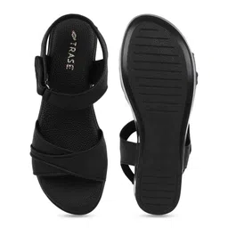 TRASE Textured Wedge with Buckles image 2