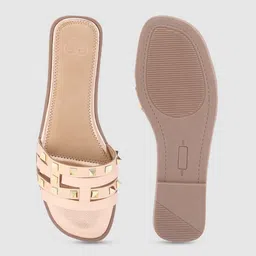 Sole To Soul Embellished Open Toe Flats image 4