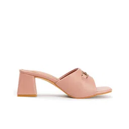 Sole Saga Embellished Open Toe Block Heels image 3