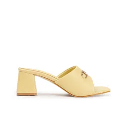 Sole Saga Embellished Open Toe Block Heels image 5
