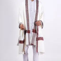 Sprha Wool Solid Men Shawl-image-68