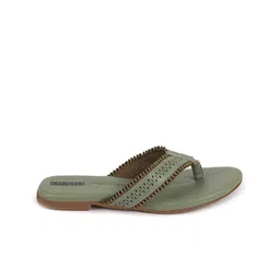 FAUSTO Textured Open Toe Flats image 5