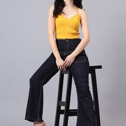 STAYCATION Throwback Women Bellbottem Jeans-image-35