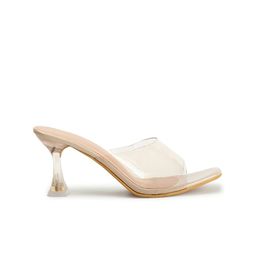 Retro Walk Open Toe Block Heels image 4