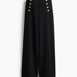 H&M Button-Front Trousers image 5