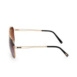 ZILLI Unisex Aviator Sunglasses with UV Protected Lens-ZI65076 C01 image 4